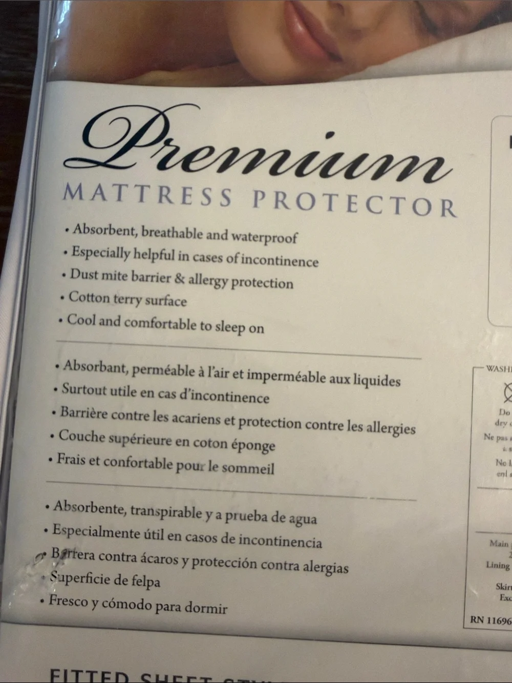 Premium Mattress Protector - White (Full)